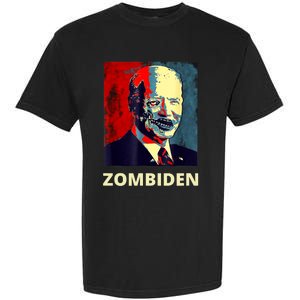 Funny Biden Halloween Zombie Zombiden President Garment-Dyed Heavyweight T-Shirt