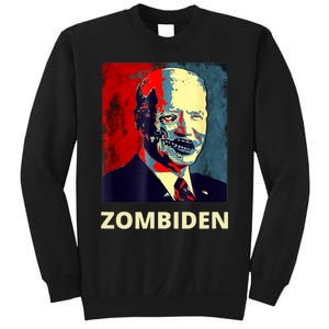 Funny Biden Halloween Zombie Zombiden President Sweatshirt