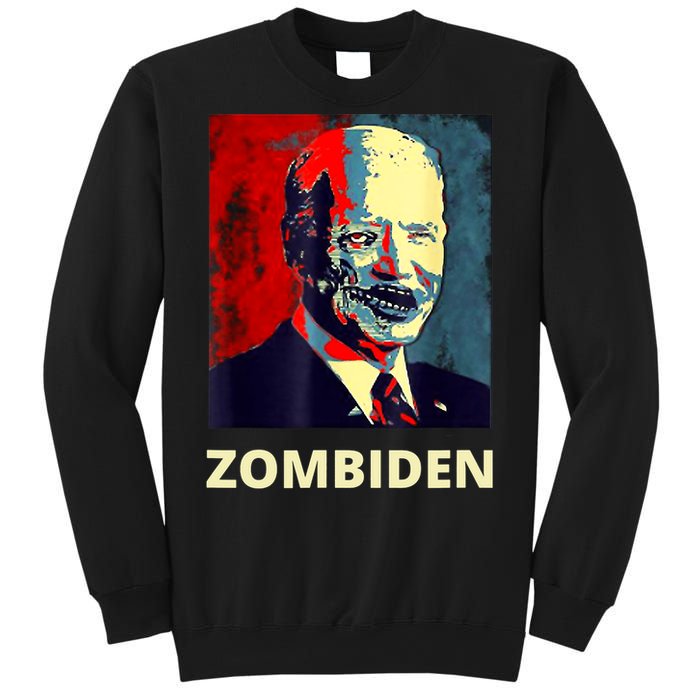 Funny Biden Halloween Zombie Zombiden President Sweatshirt