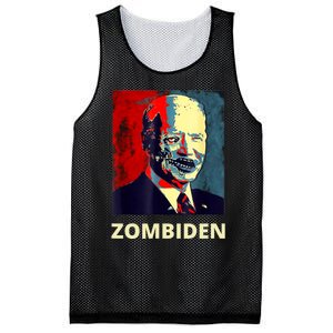 Funny Biden Halloween Zombie Zombiden President Mesh Reversible Basketball Jersey Tank