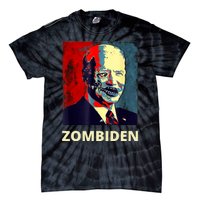 Funny Biden Halloween Zombie Zombiden President Tie-Dye T-Shirt