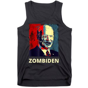 Funny Biden Halloween Zombie Zombiden President Tank Top