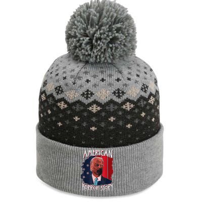 Funny Biden Horror American Ghost Story Halloween The Baniff Cuffed Pom Beanie