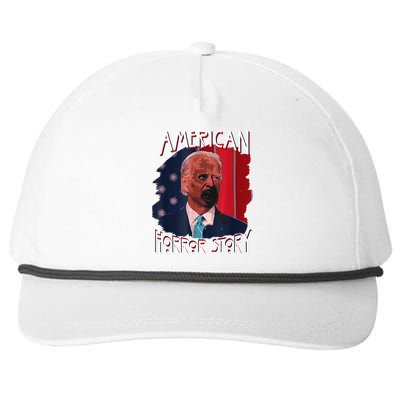 Funny Biden Horror American Ghost Story Halloween Snapback Five-Panel Rope Hat