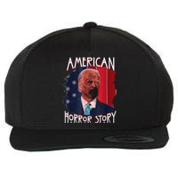 Funny Biden Horror American Ghost Story Halloween Wool Snapback Cap