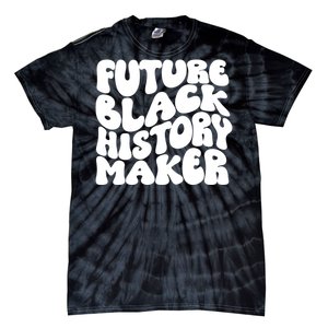 Future Black History Maker Proud African American Afro Girl Tie-Dye T-Shirt