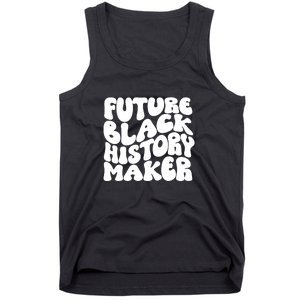 Future Black History Maker Proud African American Afro Girl Tank Top