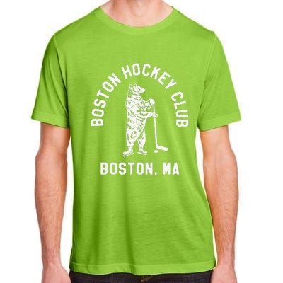 Funny Boston Hockey Club Boston Ma Adult ChromaSoft Performance T-Shirt