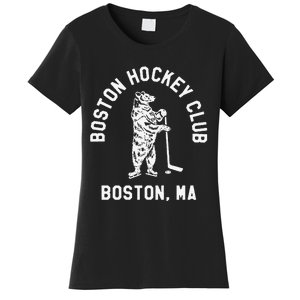 Funny Boston Hockey Club Boston Ma Women's T-Shirt