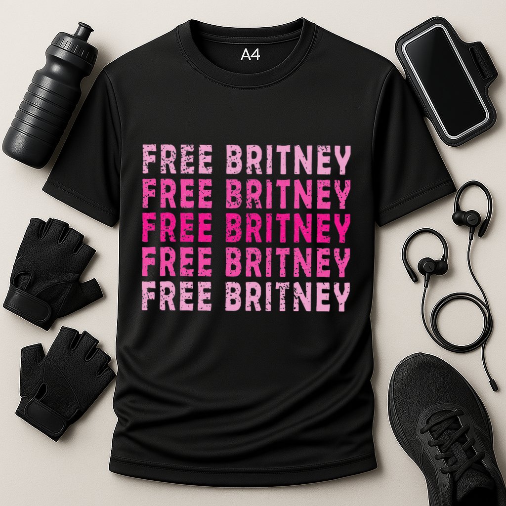 Free Britney Hashtag Vintage Graphic Pop Culture Gift Cooling Performance Crew T-Shirt