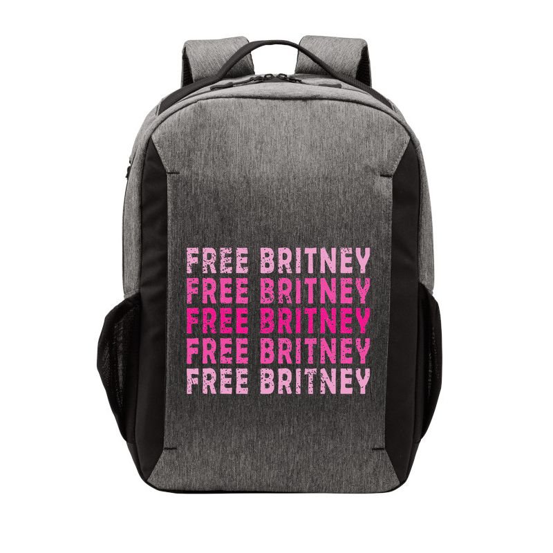 Free Britney Hashtag Vintage Graphic Pop Culture Gift Vector Backpack