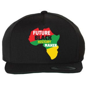 Future Black History Maker For Black History Month Gift African Pride Wool Snapback Cap