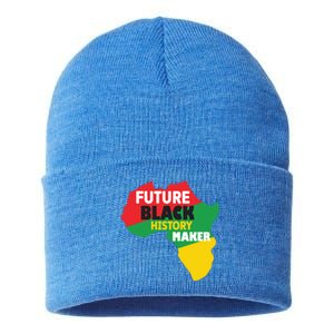 Future Black History Maker For Black History Month Gift African Pride Sustainable Knit Beanie