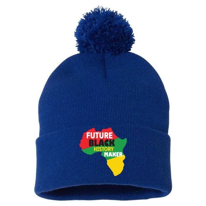 Future Black History Maker For Black History Month Gift African Pride Pom Pom 12in Knit Beanie