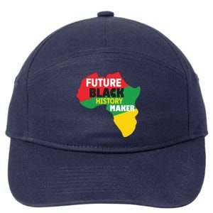 Future Black History Maker For Black History Month Gift African Pride 7-Panel Snapback Hat