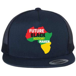 Future Black History Maker For Black History Month Gift African Pride Flat Bill Trucker Hat