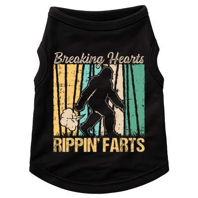 Funny Breaking Hearts Ripping Farts Sasquatch Bigfoot Doggie Tank