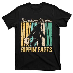 Funny Breaking Hearts Ripping Farts Sasquatch Bigfoot T-Shirt