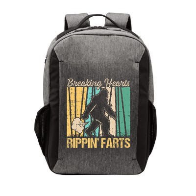 Funny Breaking Hearts Ripping Farts Sasquatch Bigfoot Vector Backpack