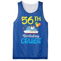 Fireworks & Balloons Happy 56th Birthday Cruise 56 Years Old Mesh Reversible Basketball Jersey Tank