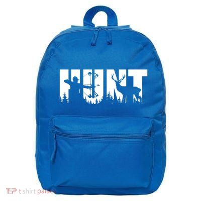 Funny Bow Hunting Deer For Hunter And Archery Hunter Hunting Cute Gift 16 in Basic Backpack