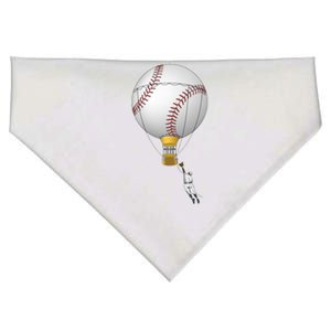 Funny Baseball Hot Air Balloon Baseball Catcher USA-Made Doggie Bandana