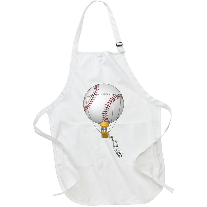 Funny Baseball Hot Air Balloon Baseball Catcher Apron