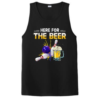 Funny Bowling Hobby Here For The Beer Drinking Novelty Gifts PosiCharge Competitor Tank