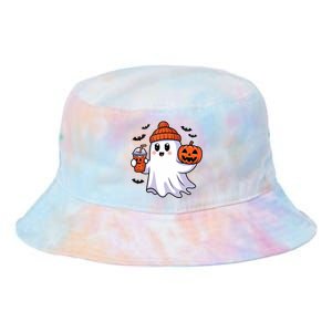 Funny Booey Halloween Ghost Whimsical Spooky Season Tie Dye Newport Bucket Hat