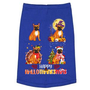 French Bulldog Halloween Thanksgiving Xmas Hallothanksmas Great Gift Doggie Tank