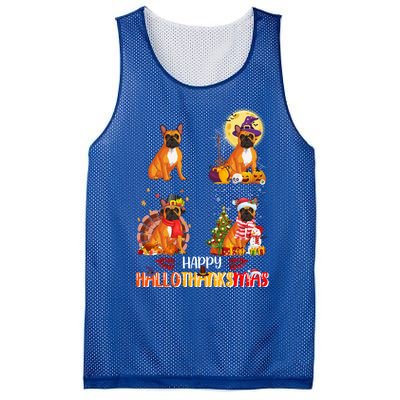 French Bulldog Halloween Thanksgiving Xmas Hallothanksmas Great Gift Mesh Reversible Basketball Jersey Tank