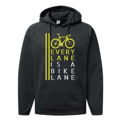 Funny Bicycle Humor Bike Cyclist Cycling Performance Fleece Hoodie