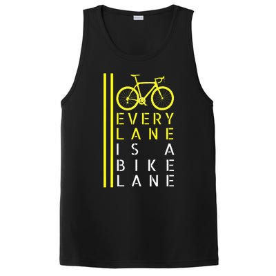 Funny Bicycle Humor Bike Cyclist Cycling PosiCharge Competitor Tank