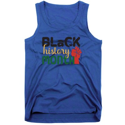 Freedom Black History Month Gift Tank Top