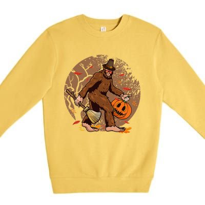 Funny Bigfoot Halloween WoGirlls Costume Premium Crewneck Sweatshirt