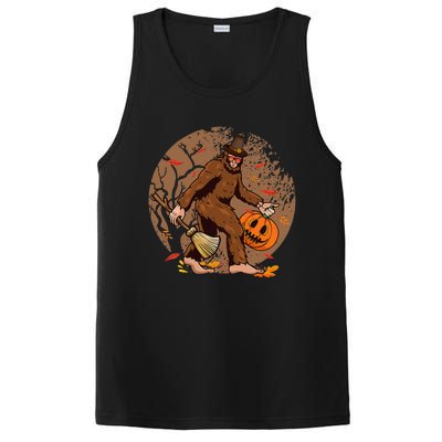 Funny Bigfoot Halloween WoGirlls Costume PosiCharge Competitor Tank