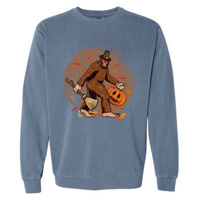 Funny Bigfoot Halloween WoGirlls Costume Garment-Dyed Sweatshirt