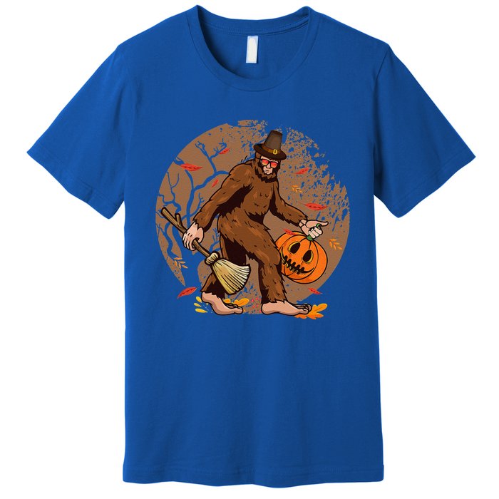 Funny Bigfoot Halloween WoGirlls Costume Premium T-Shirt