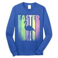 Flamingo Bird Happy Easter Cute Funny Spring Fun Holiday Funny Gift Long Sleeve Shirt