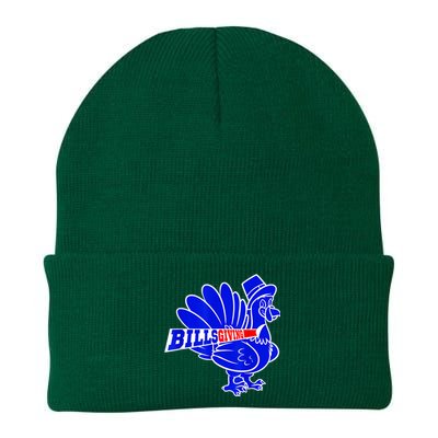 Funny BillsGiving Happy Thanksgiving Football Knit Cap Winter Beanie