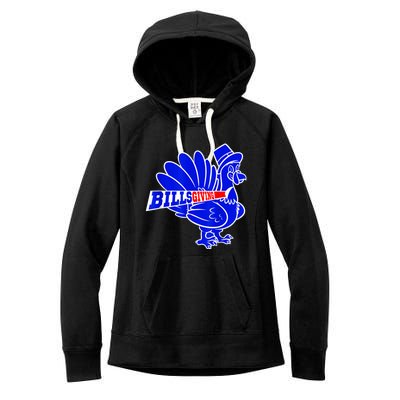 Funny BillsGiving Happy Thanksgiving Football Women's Fleece Hoodie