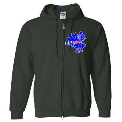 Funny BillsGiving Happy Thanksgiving Football Full Zip Hoodie