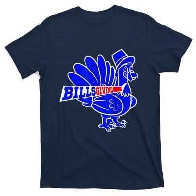 Funny BillsGiving Happy Thanksgiving Football T-Shirt