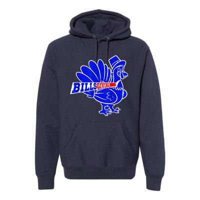 Funny BillsGiving Happy Thanksgiving Football Premium Hoodie