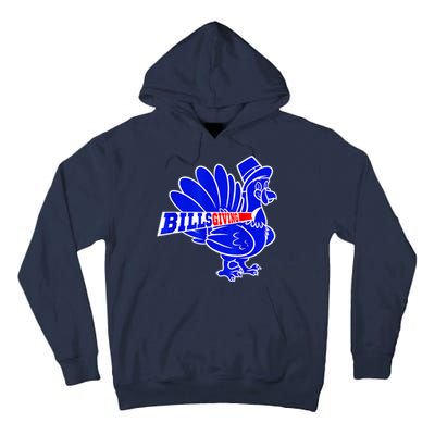 Funny BillsGiving Happy Thanksgiving Football Tall Hoodie