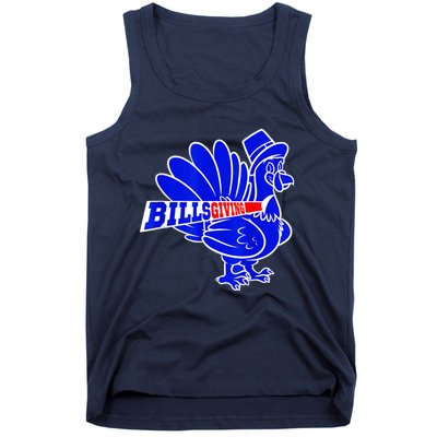 Funny BillsGiving Happy Thanksgiving Football Tank Top