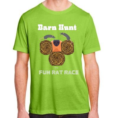 Funny Barn Hunt Barn Hunt The Fun Rat Race With Cute Rats Adult ChromaSoft Performance T-Shirt