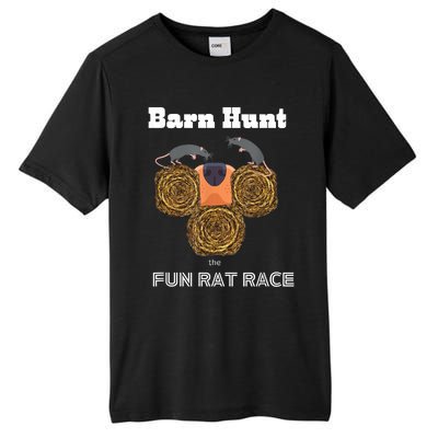 Funny Barn Hunt Barn Hunt The Fun Rat Race With Cute Rats Tall Fusion ChromaSoft Performance T-Shirt