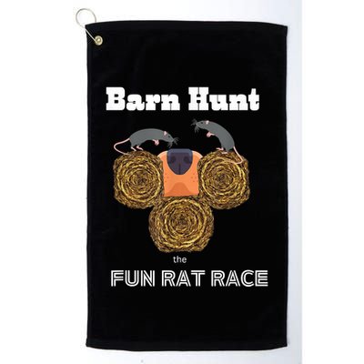 Funny Barn Hunt Barn Hunt The Fun Rat Race With Cute Rats Golf Towel