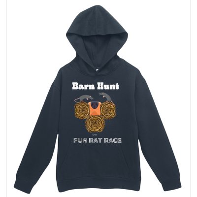 Funny Barn Hunt Barn Hunt The Fun Rat Race With Cute Rats Urban Pullover Hoodie